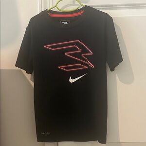 Nike Small (8-10) Kids Black Graphic T-Shirt